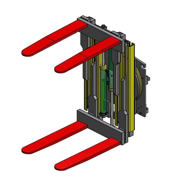 O Inversor de Carga da FJC foi projetado para executar a transferência da carga de um palete para outro, podendo ser trocado um palete de madeira por um de plástico, ou até mesmo um palete com uma configuração diferente. Esse equipamento pode ser utilizado com diversos tipos de cargas e materiais, e também pode ser adicionada uma placa lateral de apoio para cargas mais sensíveis e instáveis.